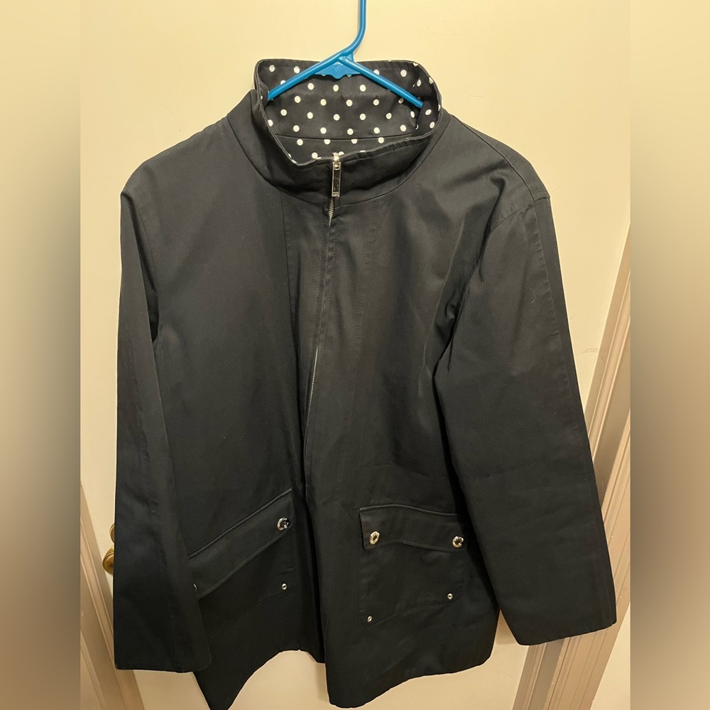 jones New York signature reversible jacket size Large